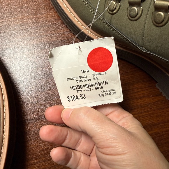 Teva Women's Midform Boot - Dark Olive - 8.5 Boots NWT - Picture 4 of 10